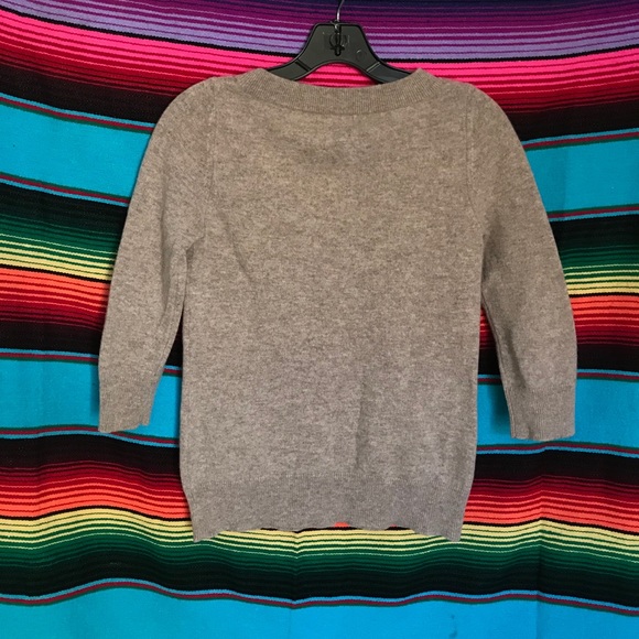 100% Cashmere Tesori Sweater  3/4 Sleeves. - Picture 2 of 3